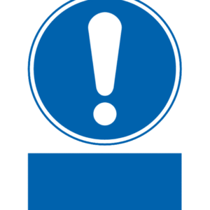 Señal / Cartel de Obligación general