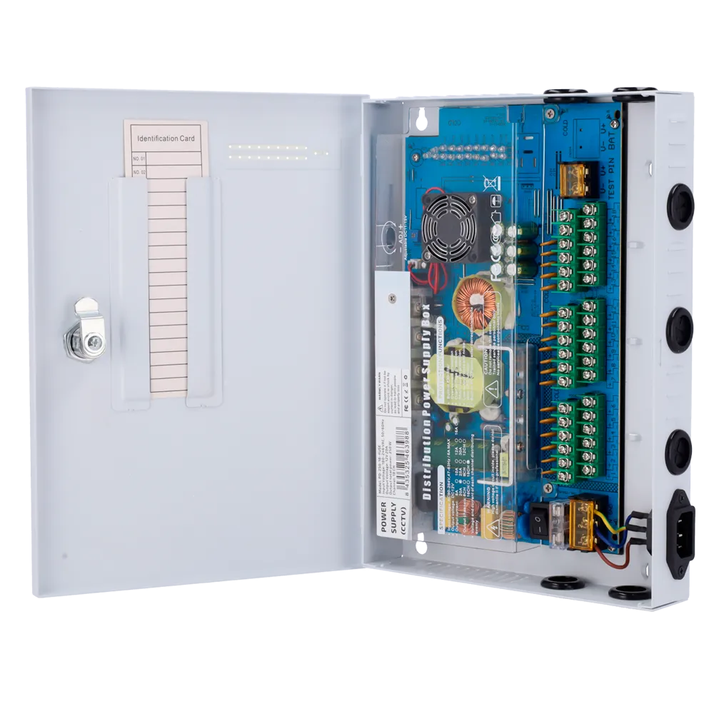 Caja Distribución PD-250-18-FUSE 18 Salidas 12V 250W Dahua