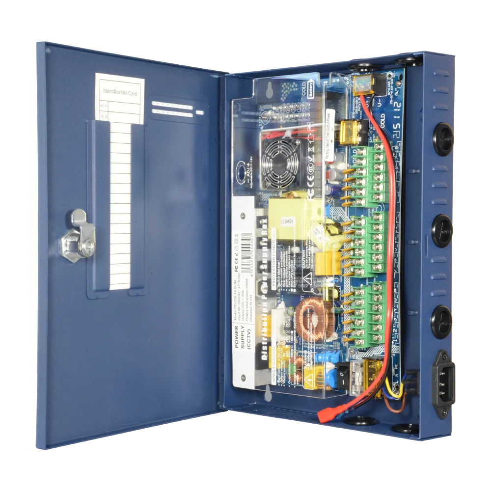 Dahua PD-250-18-SLIM Caja Distribución 18 Salidas 12V 250W