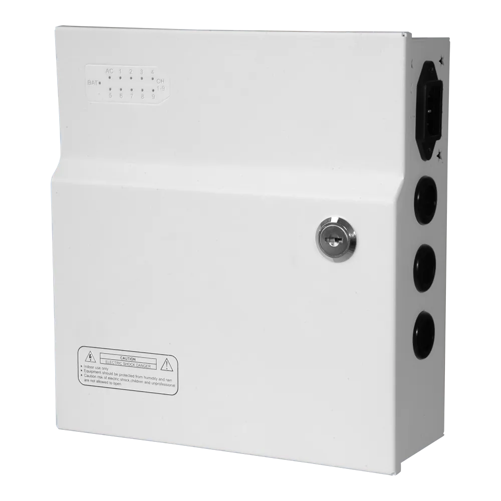 Dahua PD120W-9-12V-UPS Caja Distribución 9 Salidas 12V 120W