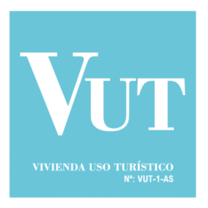 Señal / Cartel de Vivienda uso turístico. Asturias