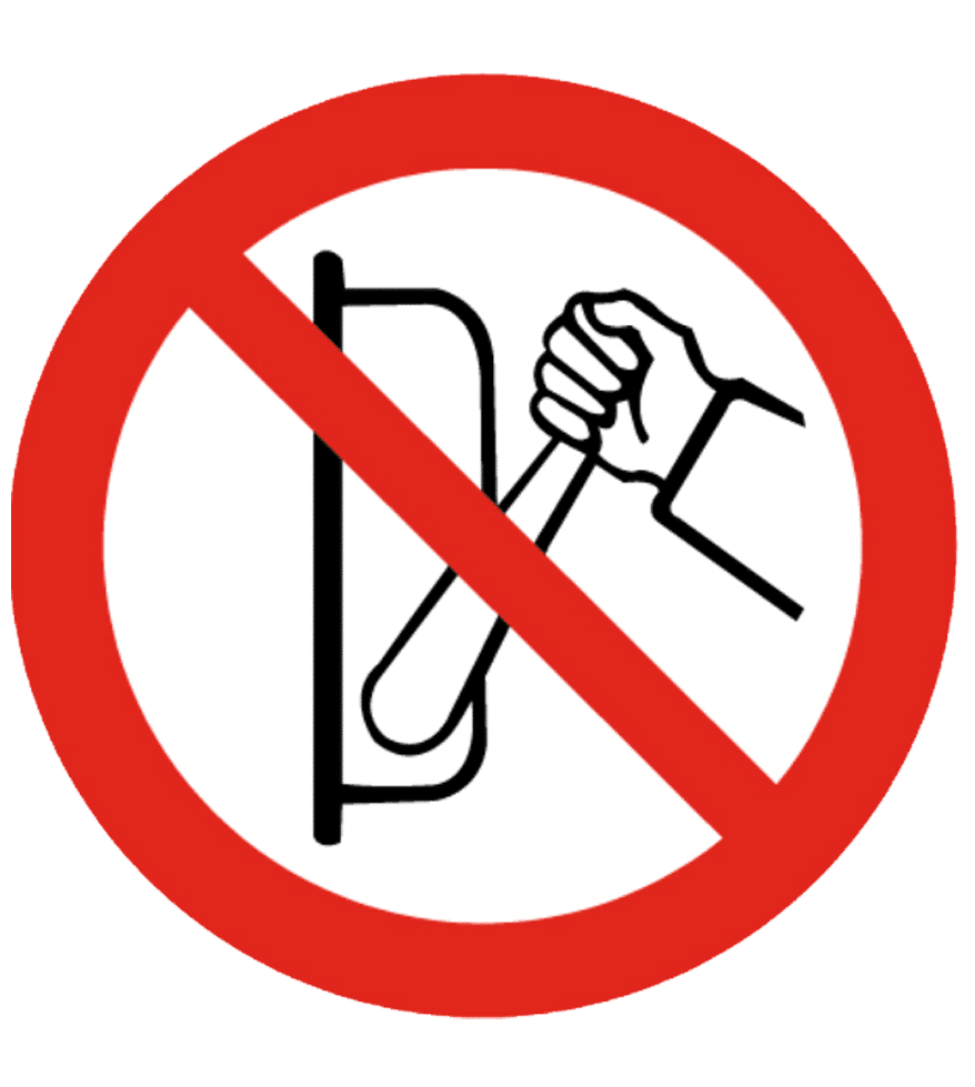 Señal / Cartel de Prohibido conectar sin autorización - Imagen 2