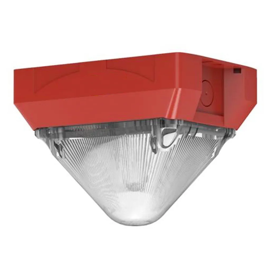 Avisador Óptico Convencional Rojo PY-X-M-10-CL Notifier