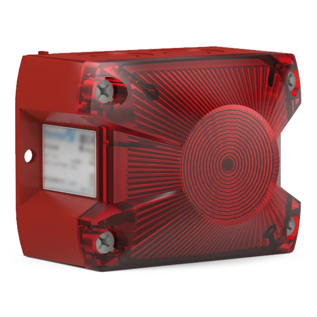 Avisador Óptico Convencional Rojo PY-X-S-05 Notifier