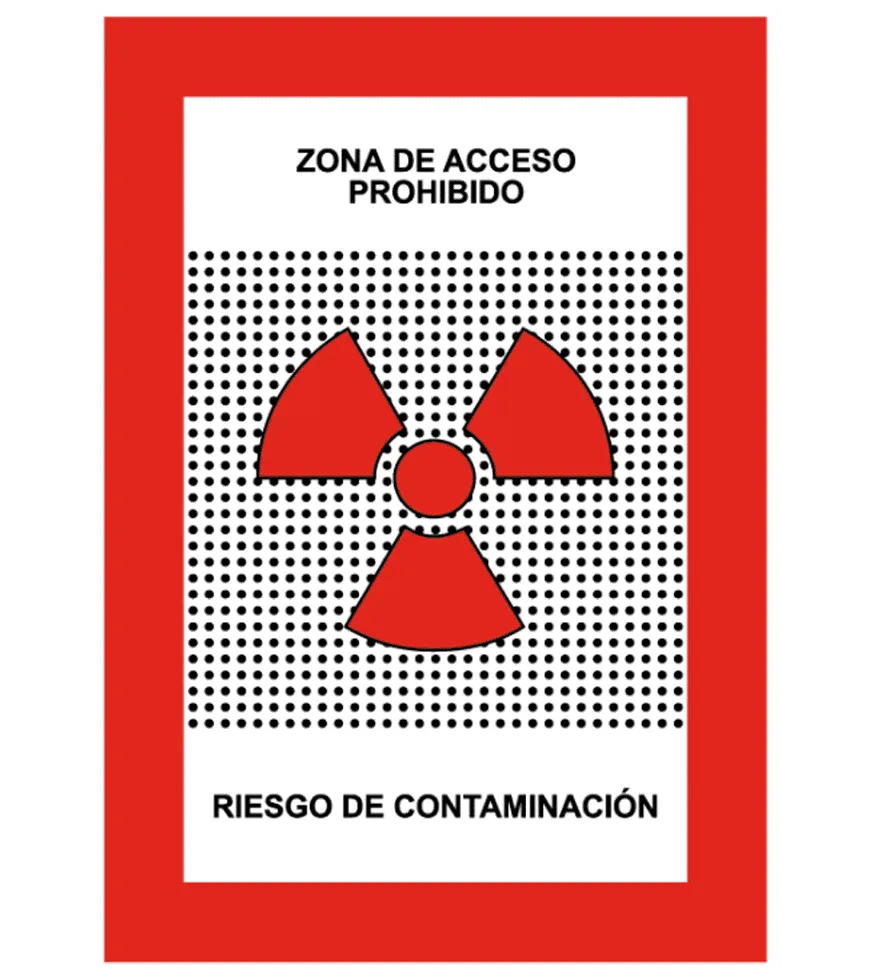 Señal de Zona de acceso prohibido
