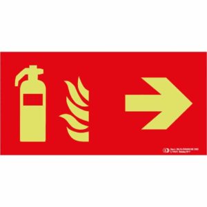 Señal / Cartel Recorridos Extintor. Clase A