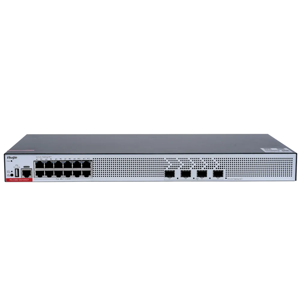 Switch Gestionable PoE+ Ruijie RG-CS83-12GT4XS-P 12 Puertos