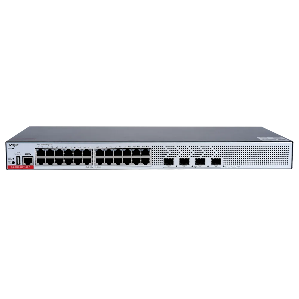 Switch Gestionable PoE+ Ruijie RG-CS83-24GT4XS-P 24 Puertos