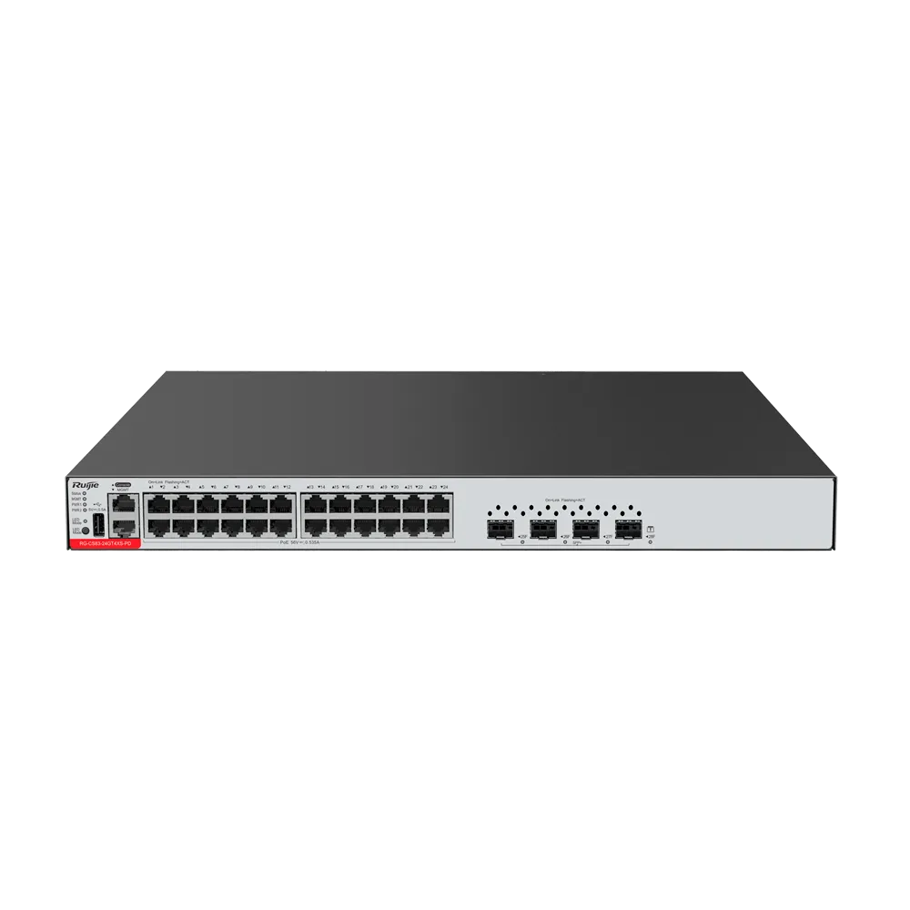 Switch PoE Gestionable RG-CS83-24GT4XS-PD 24P Gigabit SFP+