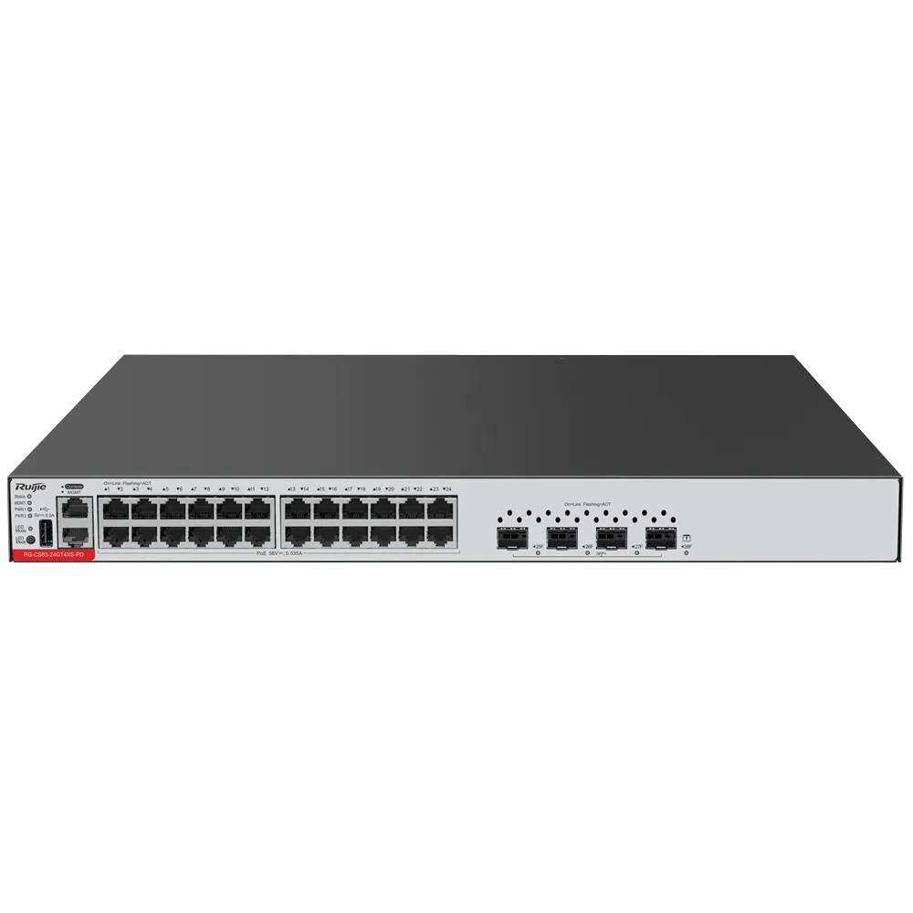 Switch Gigabit Gestionable 24P RG-CS83-24GT4XS Ruijie SFP+