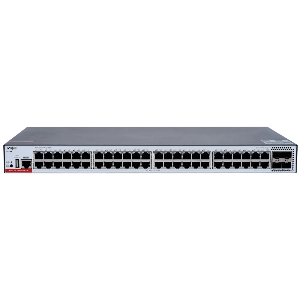 Switch Gestionable PoE+ 48 Puertos Gigabit RG-CS83-48GT4XS-P