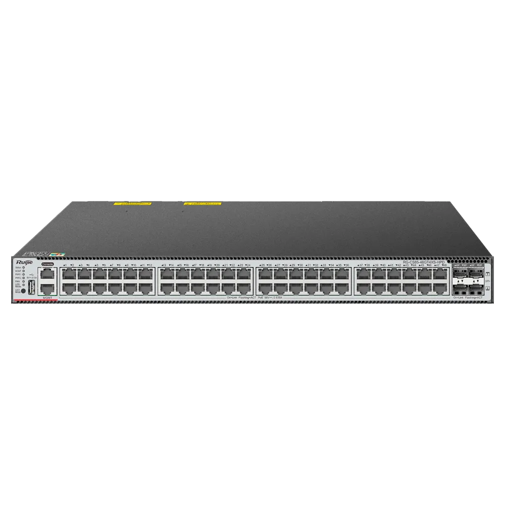 Switch Gigabit PoE 48 Puertos Reyee RG-CS85-48GT4XS-HPD