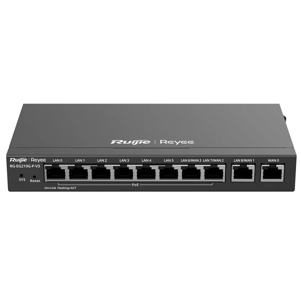 Router Industrial PoE Reyee RG-EG210G-P-V3 Gestión Cloud