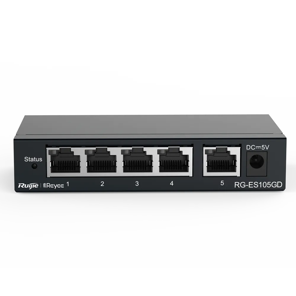 Switch Gigabit RG-ES105GD 5 Puertos No Gestionable Reyee