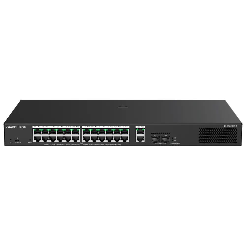 Reyee RG-ES228GS-P Switch 26P Gigabit PoE Gestionable