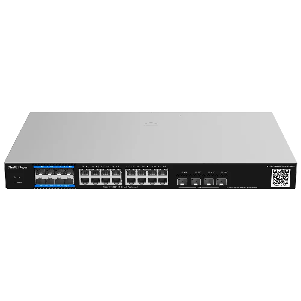 RG-NBF5200M-8FS16GT4XS Switch L3 Gestionado 10G Cloud