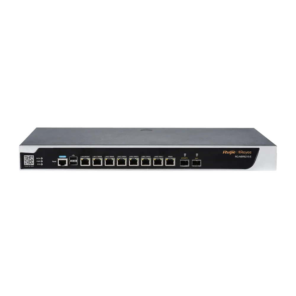 RG-NBR6215-E Router Cloud Managed Ruijie Reyee