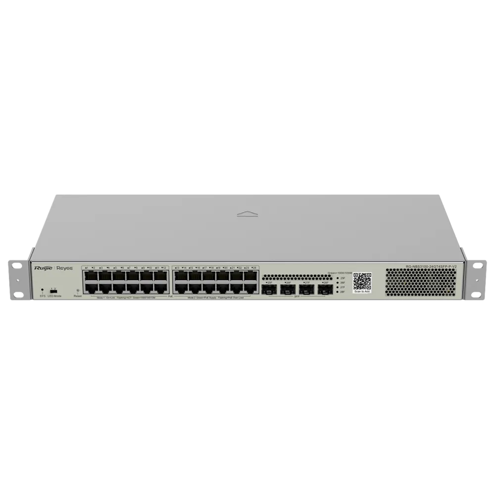 Switch PoE RG-NBS3100-24GT4SFP-P-V2 24 Puertos Gigabit