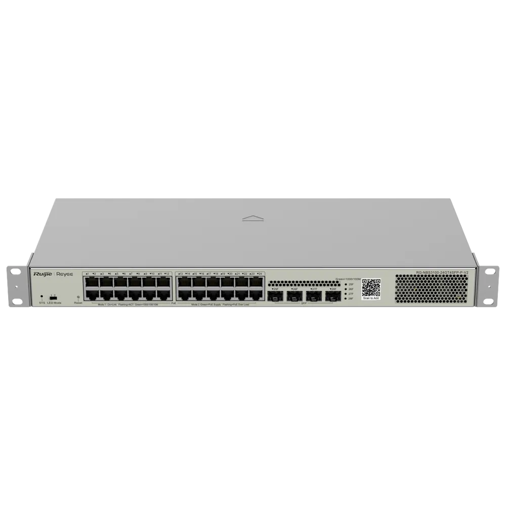 Switch Gestionado RG-NBS3100-24GT4SFP-V2 Capa 2 Cloud