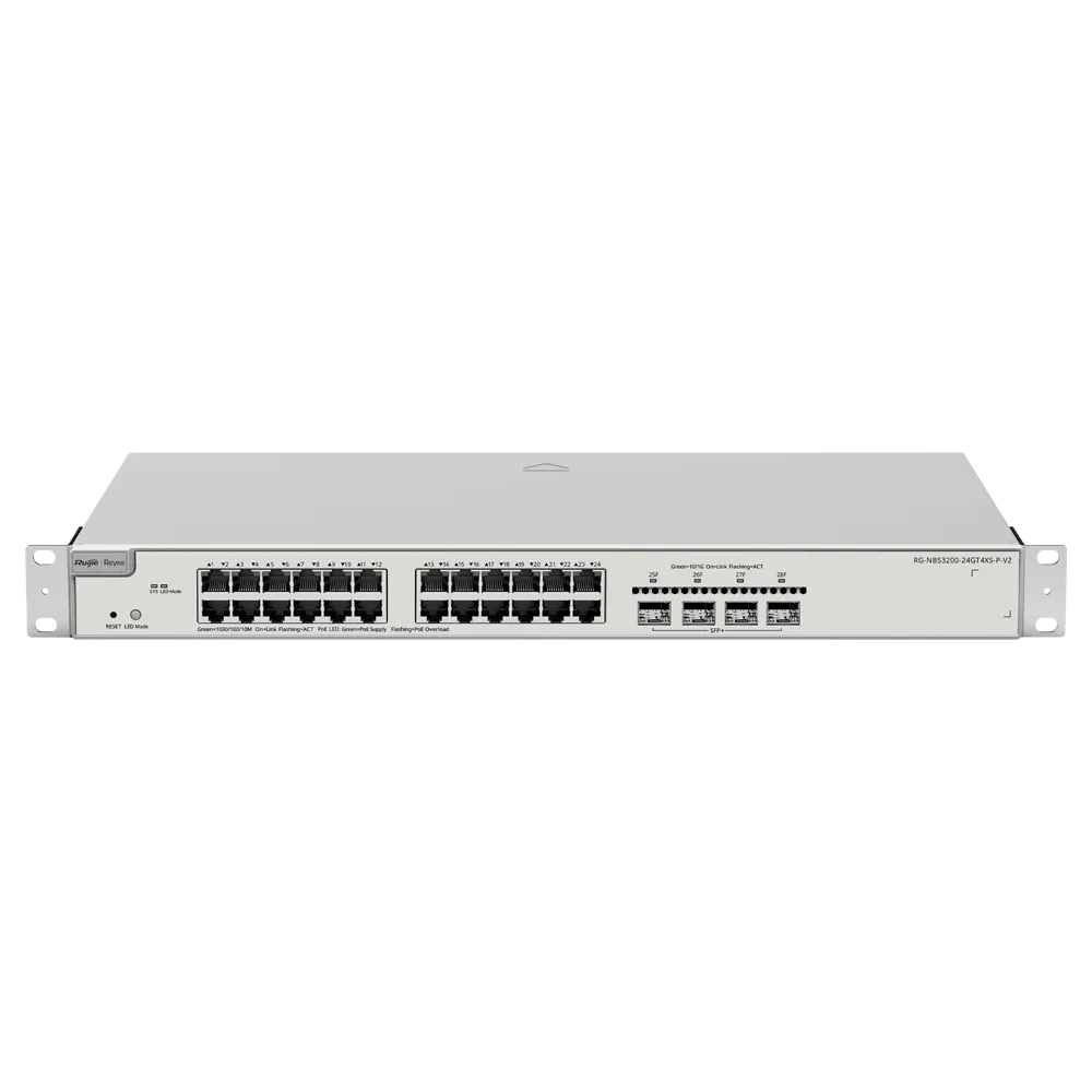 Switch RG-NBS3200-24GT4XS-P-V2 PoE 24 Puertos Gigabit