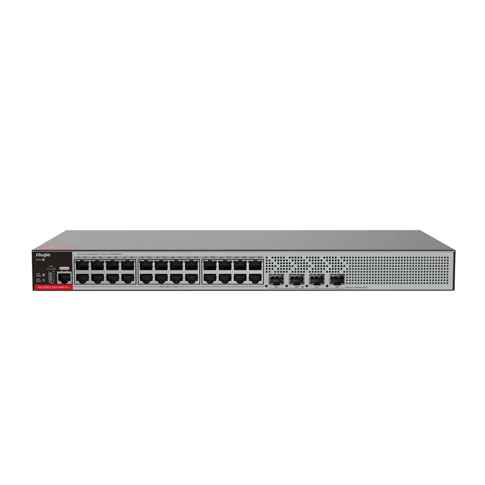 Switch Gigabit PoE+ Gestionable RG-S2915-24GT4MS-P-L