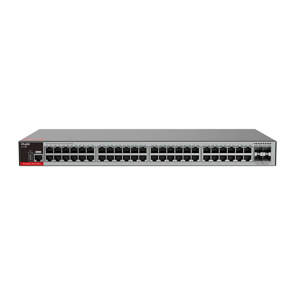 Switch Gestionable 48 Puertos Gigabit RG-S2915-48GT4MS-L