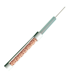 RG59-100B - Cable coaxial RG59 100 m blanco