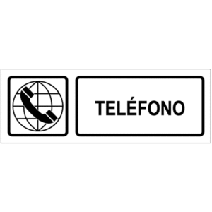 Señal / Cartel de Teléfono