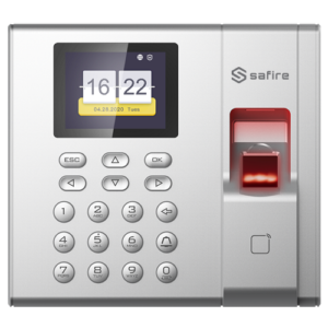 Control de presencia - Safire - Huella + Tarjeta + PIN/Teclado - IP/Ethernet + USB
