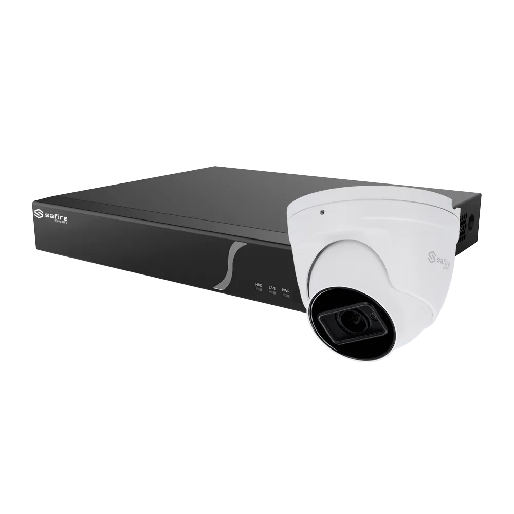 Kit CCTV Safire SF-DEMOSMART-D Turret 4MP con NVR y 1TB