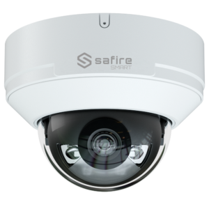 Cámara Domo IP Safire SF-IPD040A-8E1-DL 8MP PoE Exterior