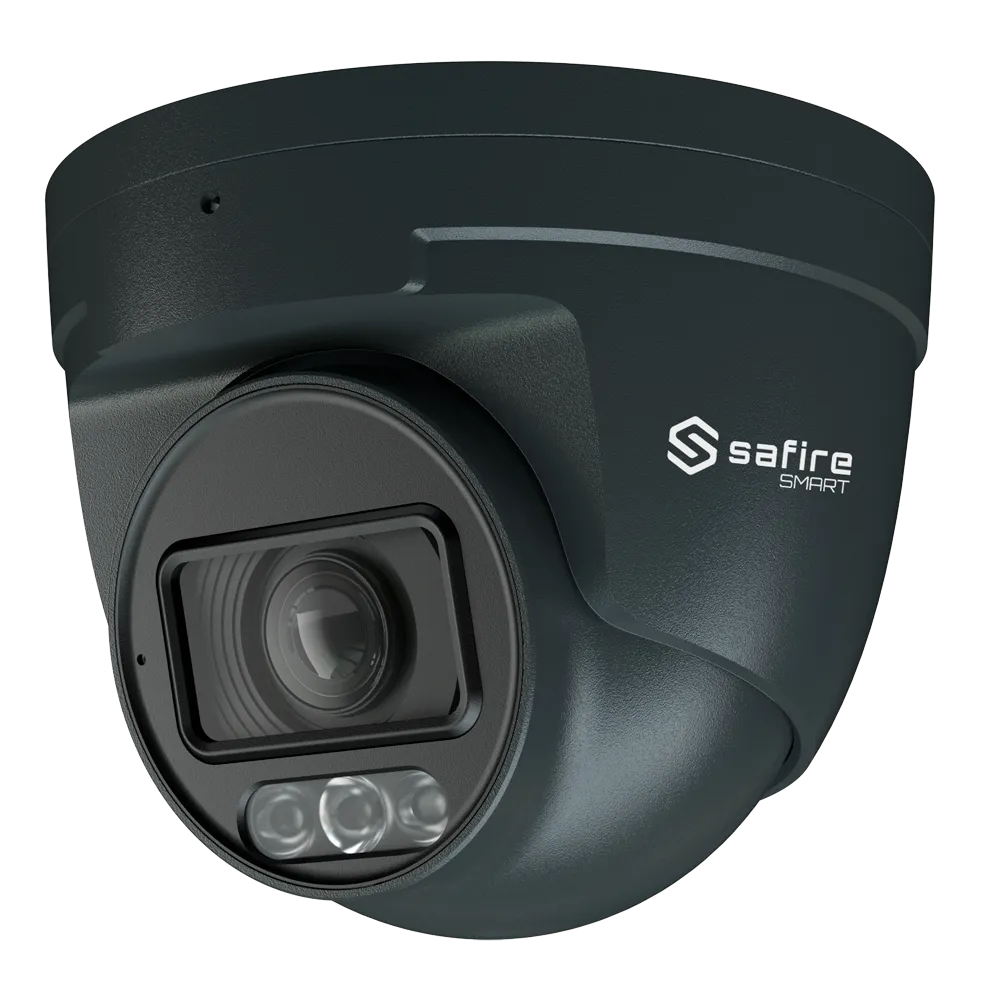 Safire Smart SF-IPT511ZA-4E1-DL-GREY Turret IP 4MP IA
