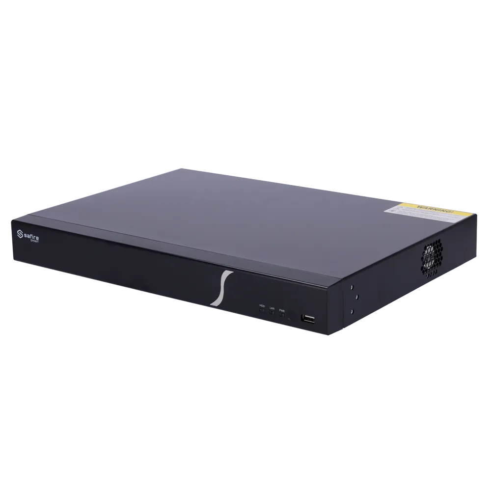 Safire SF-NVR6208-8P-B2 NVR 8 Canales PoE 4K H.265+