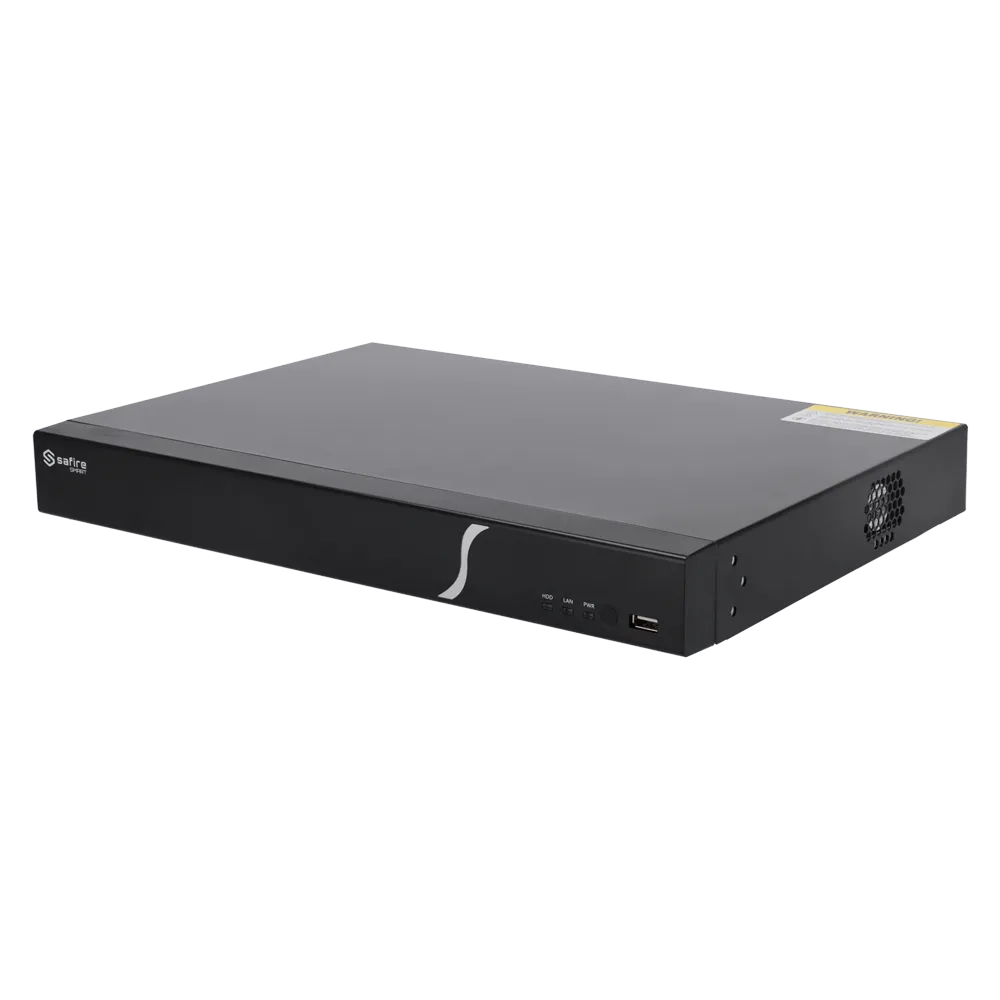 Safire SF-NVR6216-16P-B2 Grabador NVR 16 Canales PoE 4K