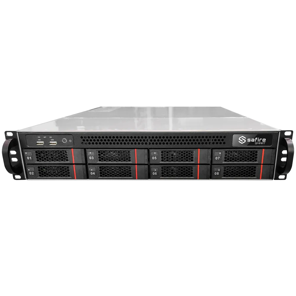Servidor VMS Safire SF-SERVERVMS-1000CH 1000 Canales 8 HDD