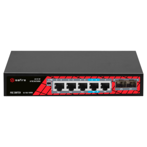 Safire Smart - SF-SW0704HIPOE-GMF-65 - Switch 5P Gigabit PoE No gestionable SFP