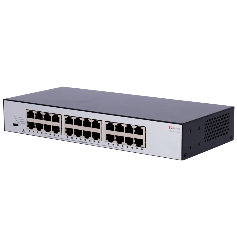 Switch Gigabit 24 Puertos SF-SW24-G-M Safire Smart Metal
