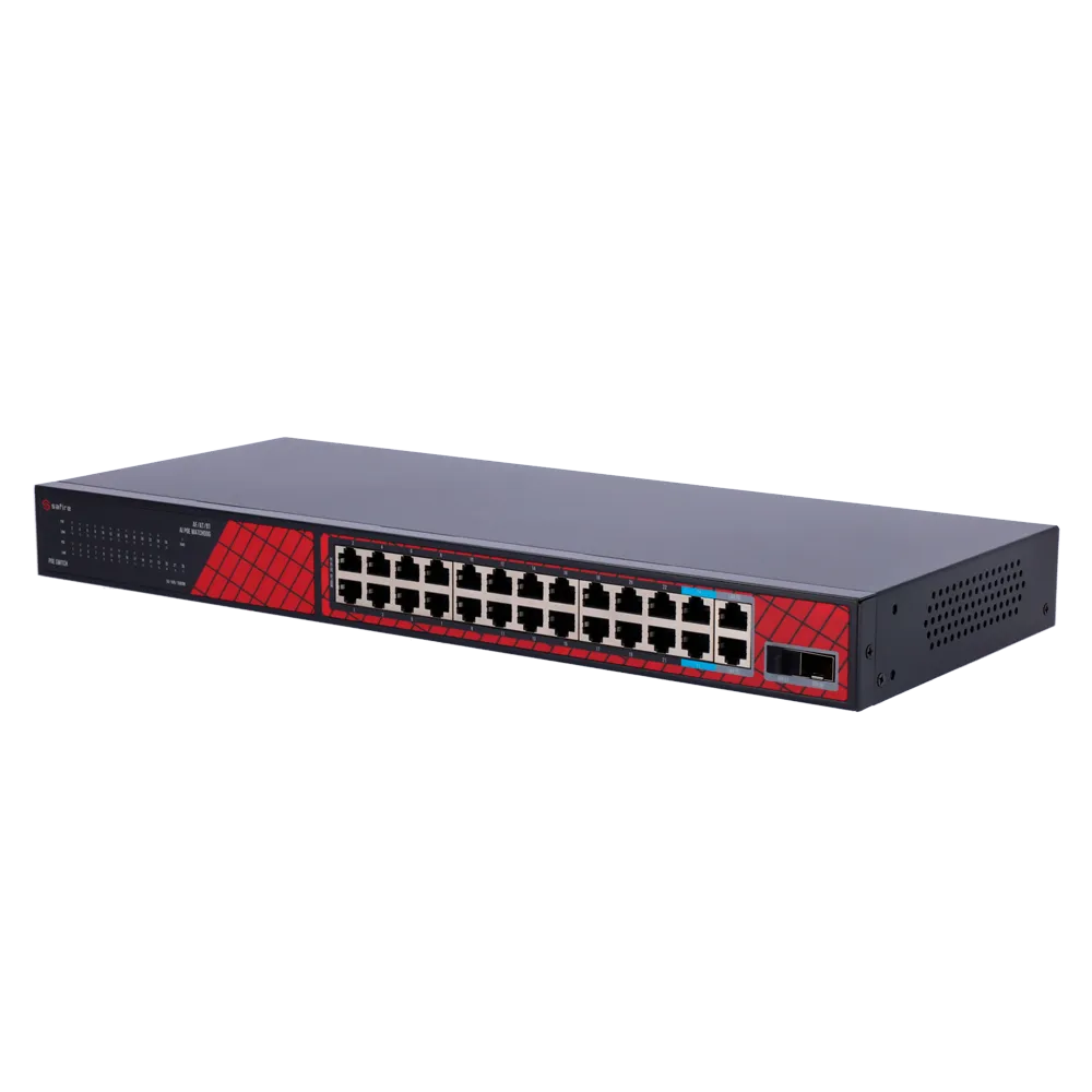 Switch 24P Gigabit PoE Hi-PoE Safire SF-SW2824HIPOE-300