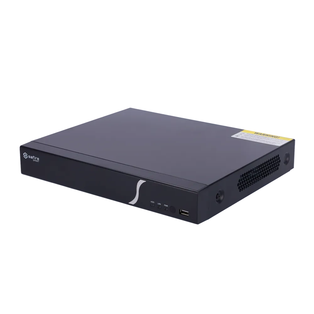 Grabador XVR Safire SF-XVR8104A-HU-SMD 4K H.265 con IA