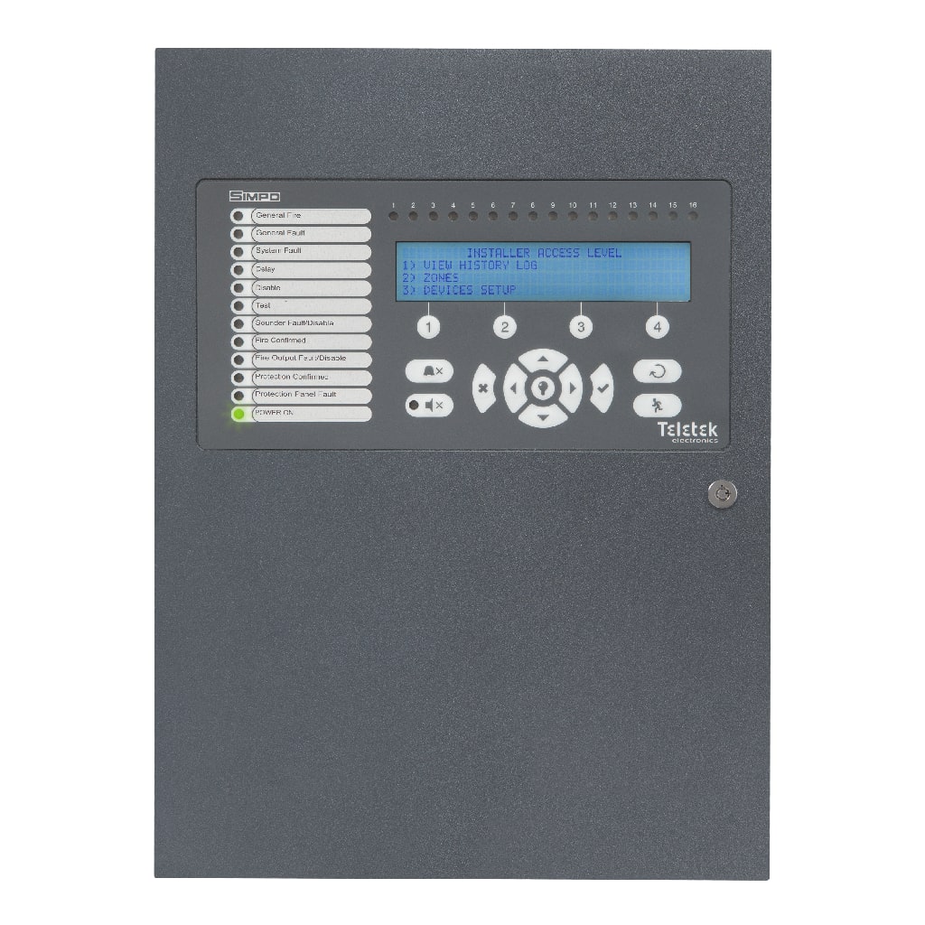 Central analógica TELETEK ELECTRONICS 1 lazo (ampliable a 2) (SIMPO) - Imagen 2