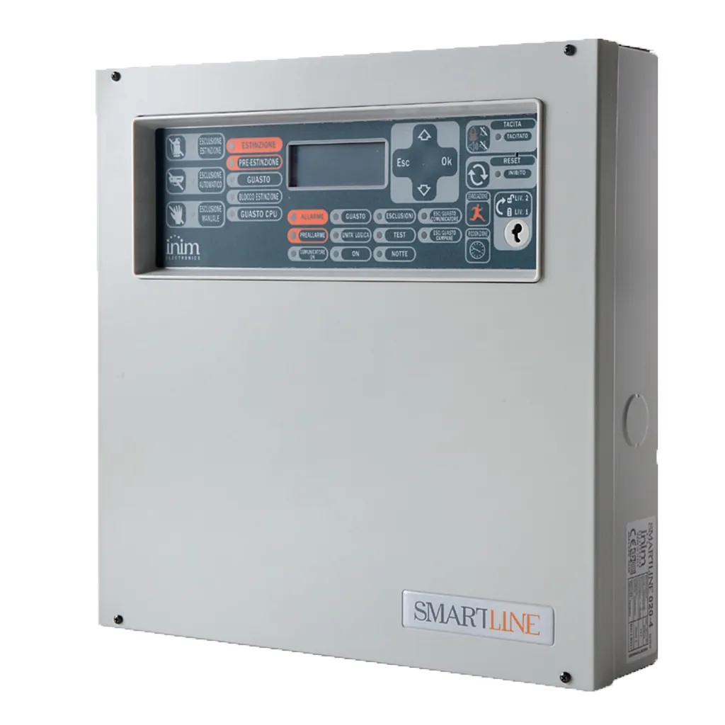 Central Detección Extinción INIM SMARTLINE040-EXT 4 Zonas