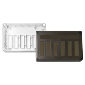 Caja/carcasa en ABS antiestática y ignífuga V0. (SMB6-V0)