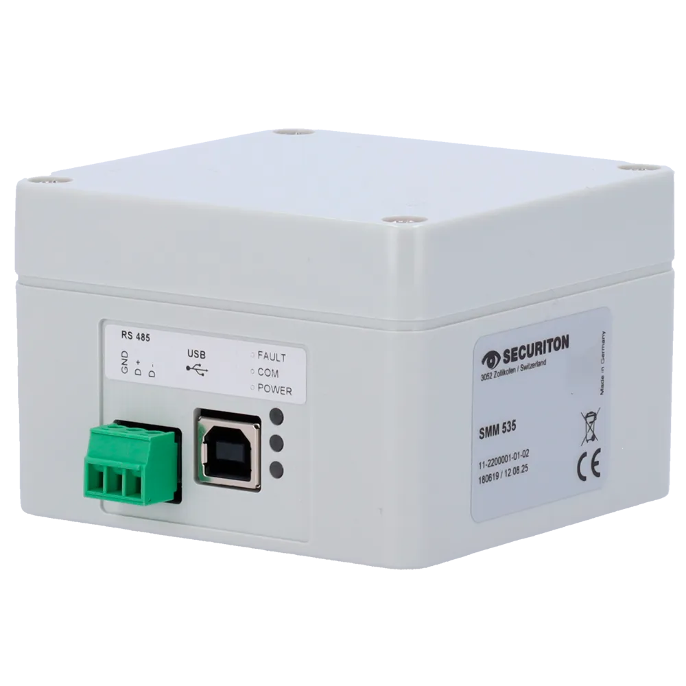 Interfaz RS485 Securiton SMM535 para Centrales Incendio