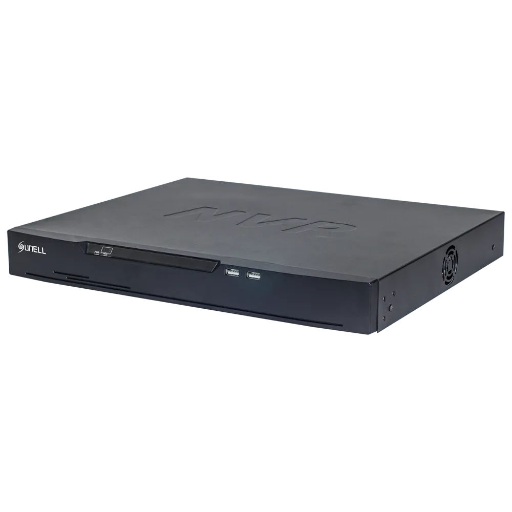 NVR 32 Canales PoE SN-NVR3832E2-P16 12MP H.265 Sunell