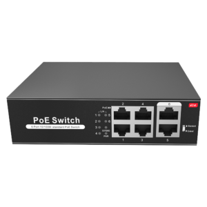 Marca blanca - SW0604POE-65-E - Switch 4P Fast Ethernet PoE No gestionable