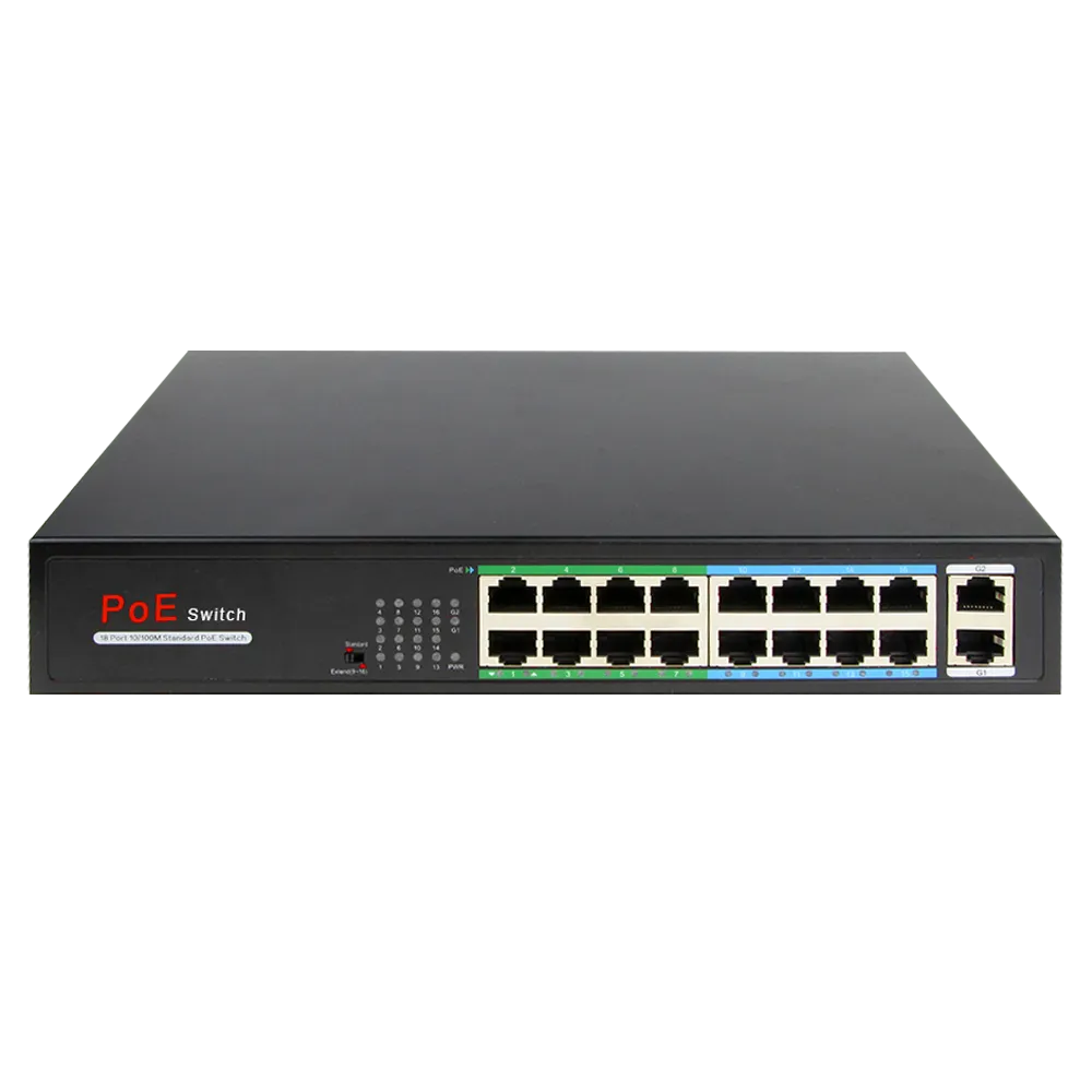 Switch 16 Puertos Gigabit PoE SW1816POE-160-E 160W