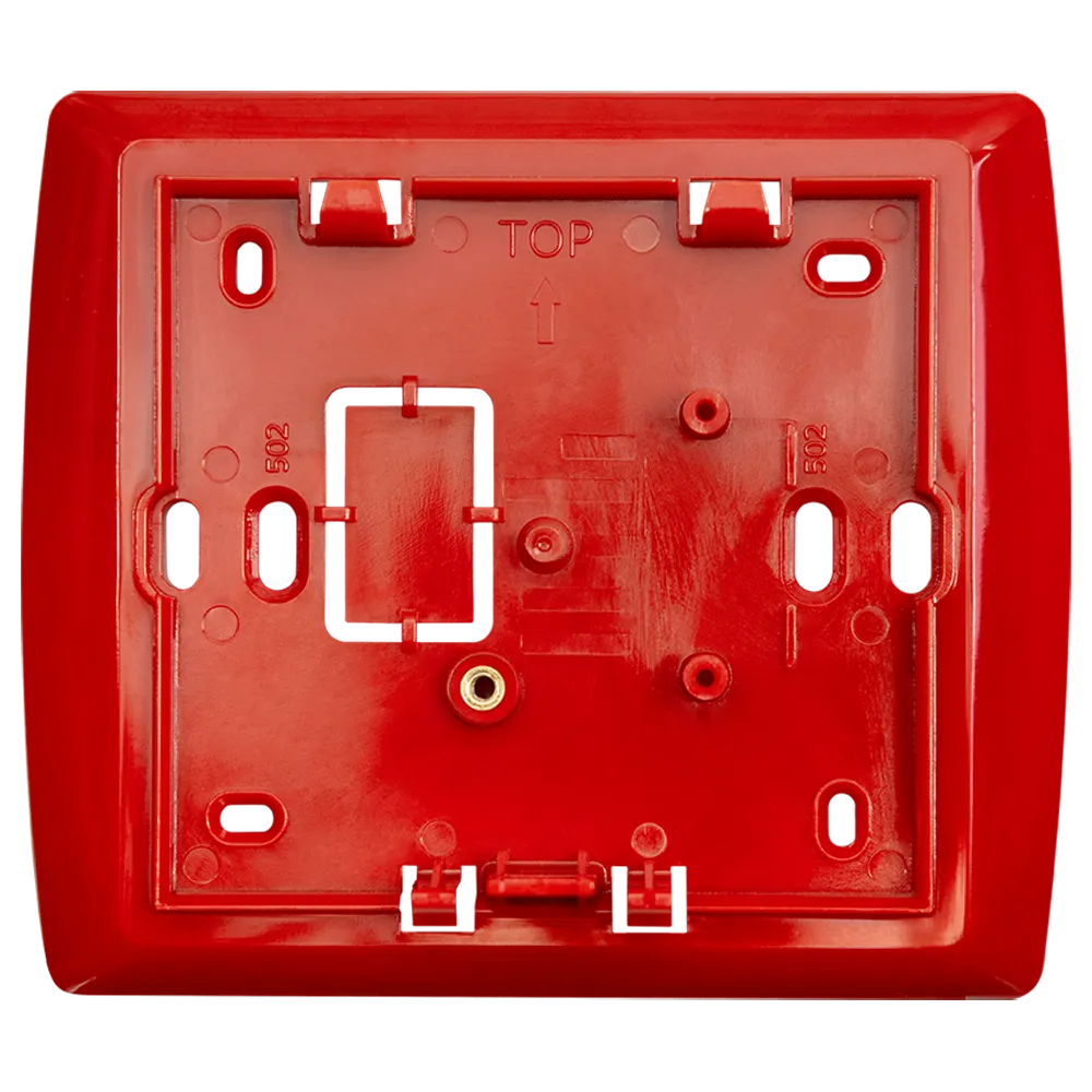 Marco TF-TFCP-FRAME para Pulsadores Tecnofire Rojo