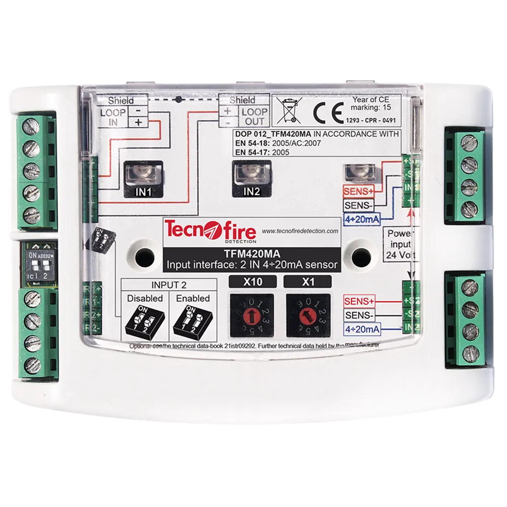 Repetidor Analógico Tecnofire TF-TFM420MA para Centrales