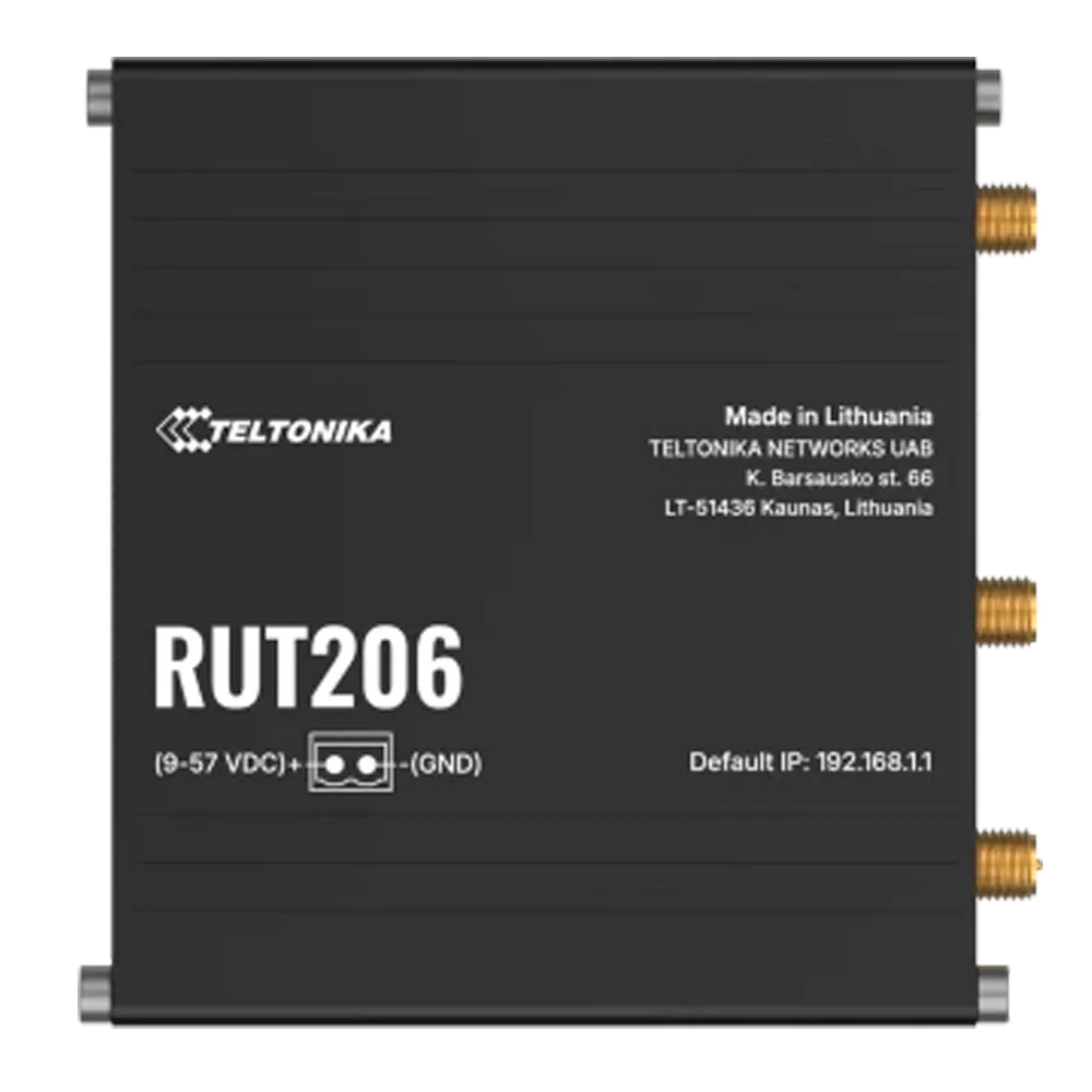 Teltonika TK-RUT206 Router 4G Cat 4 Industrial con WiFi y PoE