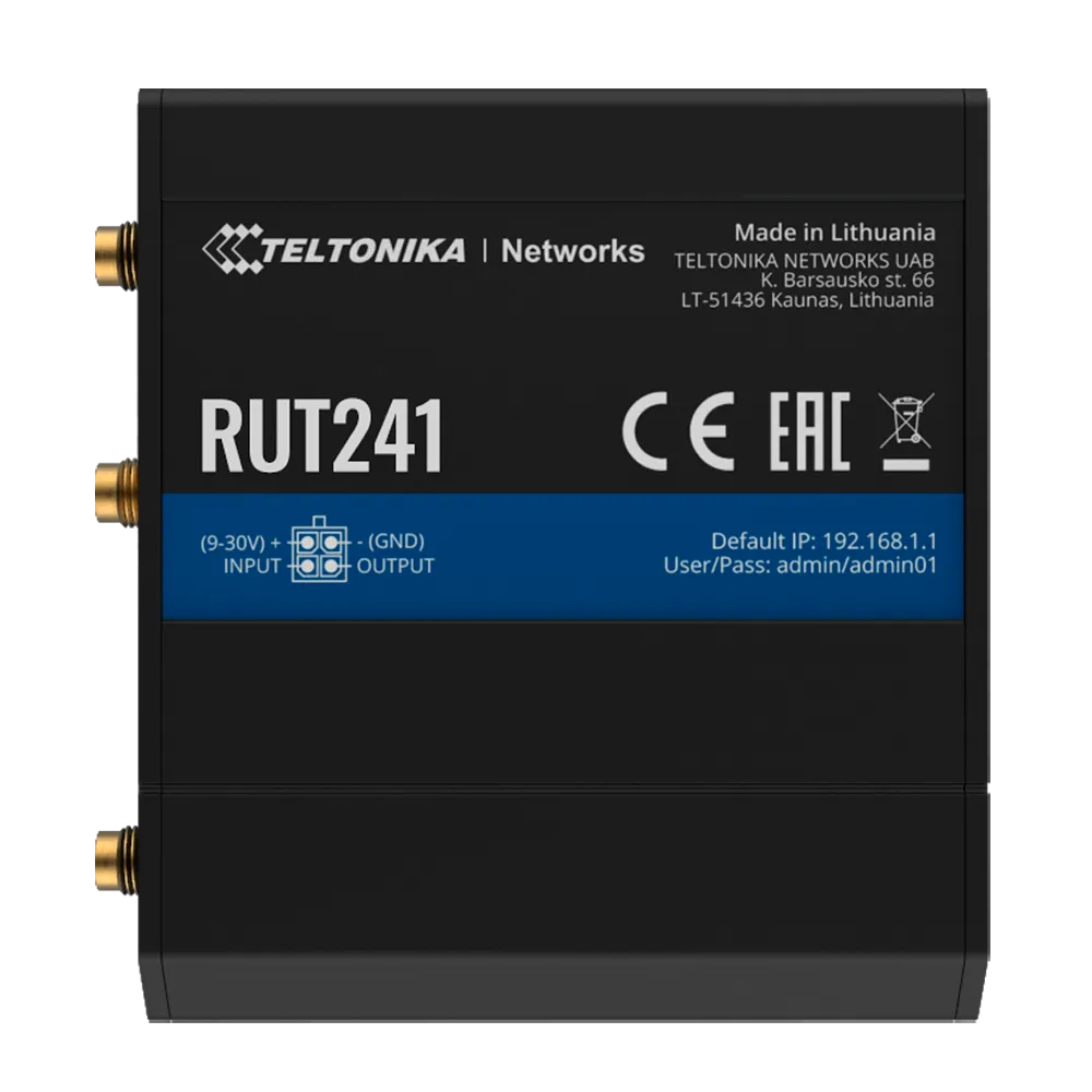 Router 4G Teltonika TK-RUT241 Industrial LTE Cat4 WiFi